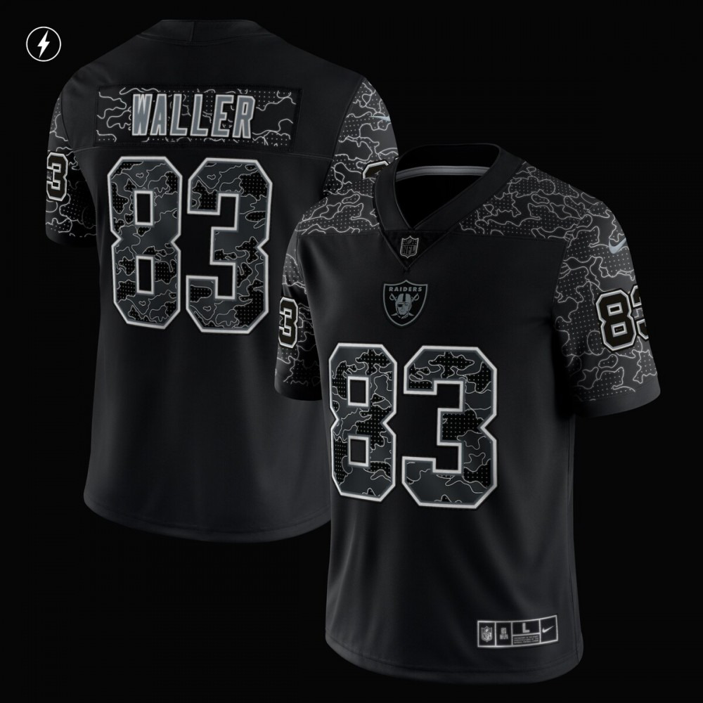 Darren Waller Las Vegas Raiders Nike RFLCTV Limited Jersey - Black-GridironStore